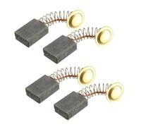 Balai de charbon SOURCING MAP 16 mm x 12,5 mm x 6,5 mm pour Moteurs électriques Scie à chaîne électrique Pièce machine outil 4Pcs