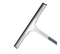 Balai de douche télescopique en caoutchouc et nettoyeur de vitres - Silicone multi-usages avec manche de 120 cm