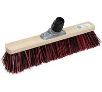 Balai de jardin D&L avec support universel - 40cm Balai d'extérieur