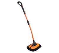 Balai de lavage de voiture à long manche, brosse de nettoyage de voiture, poignée longue extensible résistante aux rayures pour l'entretien du véhicule, de la poussière de la voiture et du camion