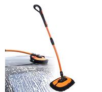 Balai de lavage de voiture à long manche extensible, 27 x 15 cm, brosse en microfibre anti-rayures pour les détails de voiture, le lavage de véhicule, le camion, le SUV, enlever la saleté et la
