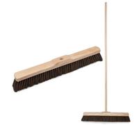 Balai de maison, tête de balai, filetage 22 mm, avec manche 120 cm, largeur : 50 cm