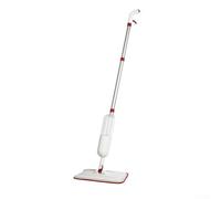 Balai de nettoyage de sol rotatif à 360 degrés avec fonction de pulvérisation, serpillère flottante avec réservoir d'eau et tampons en microfibre pour nettoyer les sols (pot 650 ml)