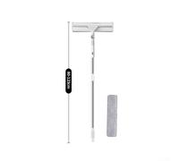 Balai de nettoyage multi-usage conçu pour les fenêtres, pour sols, carreaux, verre et miroirs avec action de raclette efficace (A)