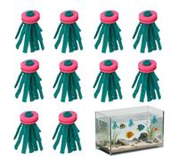 Balai de ponte pour aquarium - Cachettes d'élevage, 10 pièces d'élevage décoratif, collecteur d'œufs flottants, serpillère pour aquatiques | pour alimentation en eau douce Betta, se cacher, se