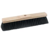Balai de salle Sorex mélange de qualité PVC longueur 400mm 8 rangées avec trou de manche bois de selle - 24010