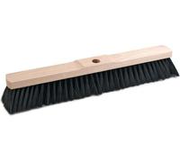 Balai de salle Sorex mélange de qualité PVC longueur 500mm 8 rangées avec trou de manche bois de selle - 25010
