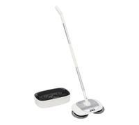 Balai de sol électrique sans fil, avec batterie, réservoir d'eau de 400 ml et éclairage LED avec fonction de pulvérisation