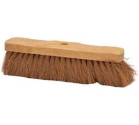 Balai de sol en coco D&L - Balai en coco naturel 33cm pour le nettoyage intérieur et extérieur