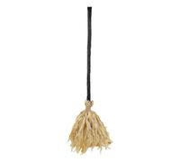 Balai de sorcière à LED verte pour Halloween avec son | Accessoires lumineux à construire pour chambre, cour, porche, intérieur, maison, extérieur, maison, fête, patio