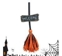 Balai de sorcière animé et lumineux pour Halloween