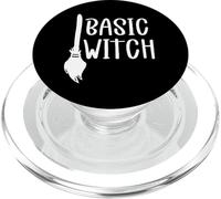 Balai de sorcière basique avec vibrations amusantes pour maman Halloween PopSockets PopGrip pour MagSafe