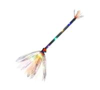 Balai de Sorcière Lumineux pour Kids - Accessoire de Costume d'Halloween de 25.6 Pouces | Manche à Balai LED | Décoration Robuste et Enchanteresse pour Fêtes à Thème Magique, Cosplay et Plaisir