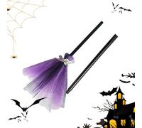 Balai de sorcière pour - Accessoires de costume pour Halloween - Accessoires pour fêtes et déguisements pour Jeu d'imitation, festival scolaire et vacances
