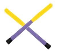 Balai de Tambour en Nylon Jaune, Accessoire Batterie Jazz, Usage Percussion