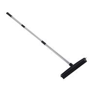 Balai d'épilation de moquette, brosse de lavage à la main en caoutchouc, élimination de la poussière des poils d'animaux domestiques, convient pour le nettoyage quotidien de la maison (noir)