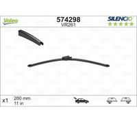 Balai d'essuie-glace arrière 574298 VALEO pour VW SEAT SKODA