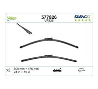 Balai D'essuie-Glace Avant Balai Plat Avec Aileron VALEO Pour AUDI A3