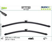 Balai d'essuie-glace avant plat 577722 VALEO pour MERCEDES-BENZ CLASSE A CLA