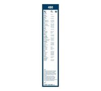 Balai d'essuie-glace BOSCH Twin 480, 475mm, Avant, 2 Pièce