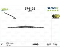 Balai d'essuie-glace conventionnel 574129 VALEO pour BMW ALFA ROMEO PEUGEOT OPEL