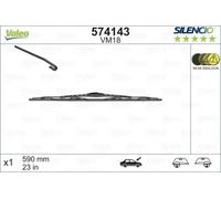 Balai d'essuie-glace conventionnel 574143 VALEO pour BMW 5 5 Touring 7