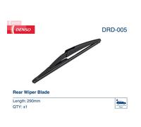 Denso Balai d'essuie-glace arrière DRD-005 290 mm – silencieux et durable – 2 ans de garantie