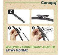 Balai d'essuie-glace plat 583977 VALEO pour RENAULT CITROËN PEUGEOT DS