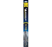 Balai d'essuie-glace standard Michelin Radius 15"/380mm, avec connecteur préinstallé, aucun outil nécessaire pour l'installation, Noir