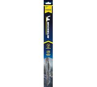 Balai d'essuie-glace standard Michelin Radius 17"/430mm, avec connecteur préinstallé, aucun outil nécessaire pour l'installation, Noir