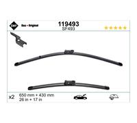Balai d'essuie-glace SWF Visioflex 119493, 650/430mm, Avant, 2 Pièce