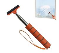 Balai d'essuie-glace télescopique - Extracteur de rétroviseur extérieur de voiture - Outil de nettoyage multifonction pour le lavage de voiture et le temps de pluie - Design léger en acier inoxydable