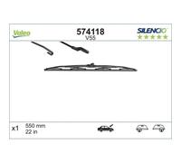 Balai D'essuie Glace Valeo 574118 Silencio Conventional Single pour Citroën Ford