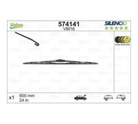 Balai D'essuie Glace Valeo 574141 Silencio Conventional Single pour Bmw Citroën