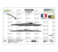 Balai D'essuie Glace Valeo 574160 Silencio Conventional Set pour Avant