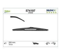 Balai D'essuie Glace Valeo 574197 Silencio Rear pour Bmw Citroën Ford Nissan
