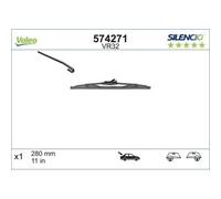 Balai D'essuie Glace Valeo 574271 Silencio Rear pour Ford Seat VW Arrière