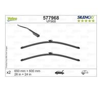 Balai D'essuie Glace Valeo 577968 Silencio Flat Blade Set pour Mercedes Benz