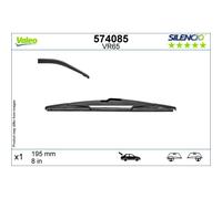Balai d'essuie-glace VALEO Silencio 574085, 200mm, Arrière, 1 Pièce