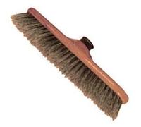 Balai droit soie grise monture plastique verni