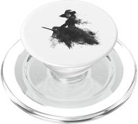 Balai Effrayant sorcière équitation Halloween Art PopSockets PopGrip pour MagSafe