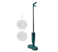 Balai Électrique Rechargeable sans Fil, Balai Spray Léger pour Sols Bois, Carrelage, Marbre, 2000mAh - Flexible, Silencieux, Durable pour Nettoyage Intérieur (Verte)