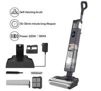 Balai Electrique sans fil - autolaveuse - Utilisation humide et sèche - 13KPA - 850ML/750ML - 3 en 1-Autolaveuse de sol sans