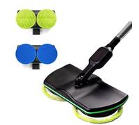 Balai électrique sans fil - Nettoyant et polisseuse efficace pour la maison avec tampon de rechange, brosse rotative pour un entretien facile du sol