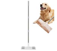 Balai électrostatique pour enlever la poussière, balai à presser amovible, lavage à la main, clip de serviette amovible, papier sec et humide, convient pour la maison et le bureau, long plancher en