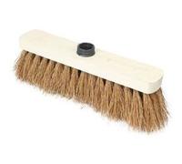 Linxor France ® Balai en Coco Naturel et Bois - 29 cm - Marron - Norme CE