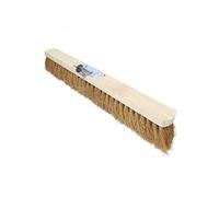 Balai en coco naturel et bois - 60 cm - Marron