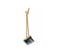 Balai en crin de cheval et pelle en acier inoxydable 90cm