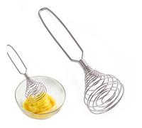 Balai en - flexible en acier inoxydable - 20,3 cm - Balai de cuisine professionnel - Système d'élimination des grumeaux de sauce lisse - Tête mélangeur métallique hautement élastique