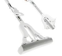 Balai éponge avec essoreur, Super économie d'énergie, éponge absorbante avec poignée réglable de 102 à 125 cm Utilisation Humide et sèche serpillère Auto-essorante pour carrelage, sols stratifiés